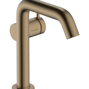 Hansgrohe Tecturis S ééngreeps wastafelkraan 150 Fine CoolStart zonder waste, Brushed Bronze Aanbieding