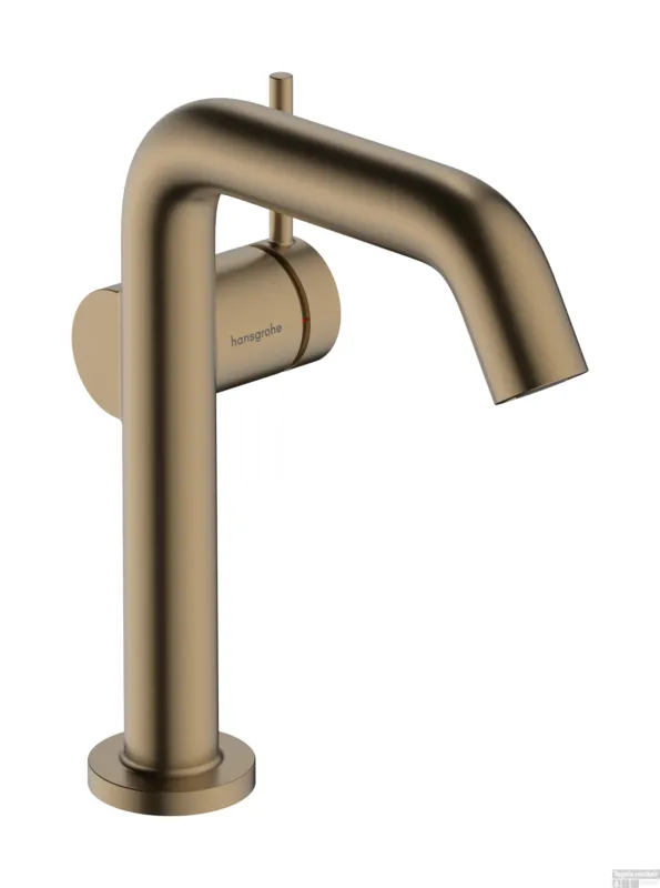 Hansgrohe Tecturis S ééngreeps wastafelkraan 150 Fine CoolStart zonder waste, Brushed Bronze Aanbieding