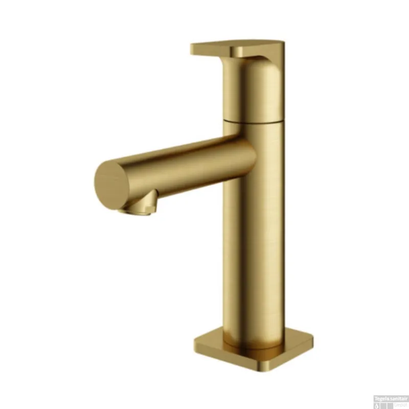 Fonteinkraan Hotbath Gal 14.8 cm Geborsteld Messing PVD Superprijs
