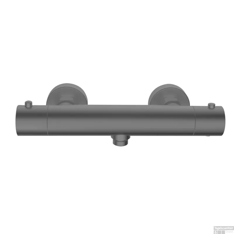 Alleen Vandaag Opbouw Douchethermostaat Best Design Moya Zagaro Gunmetal