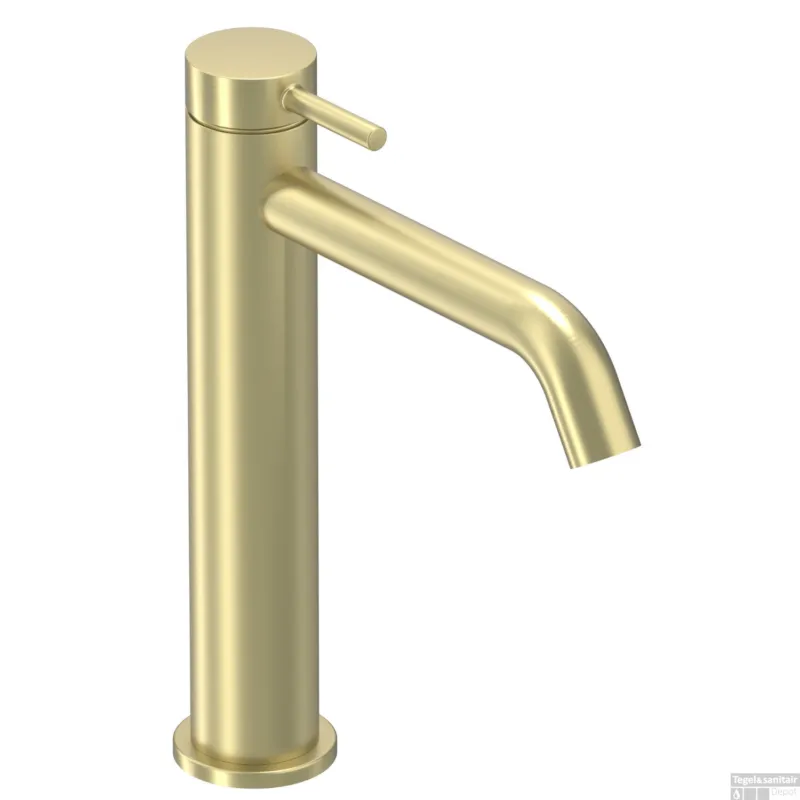 Wastafelkraan IVY Bond Model M Coldstart Geborsteld Mat Goud PVD Superprijs