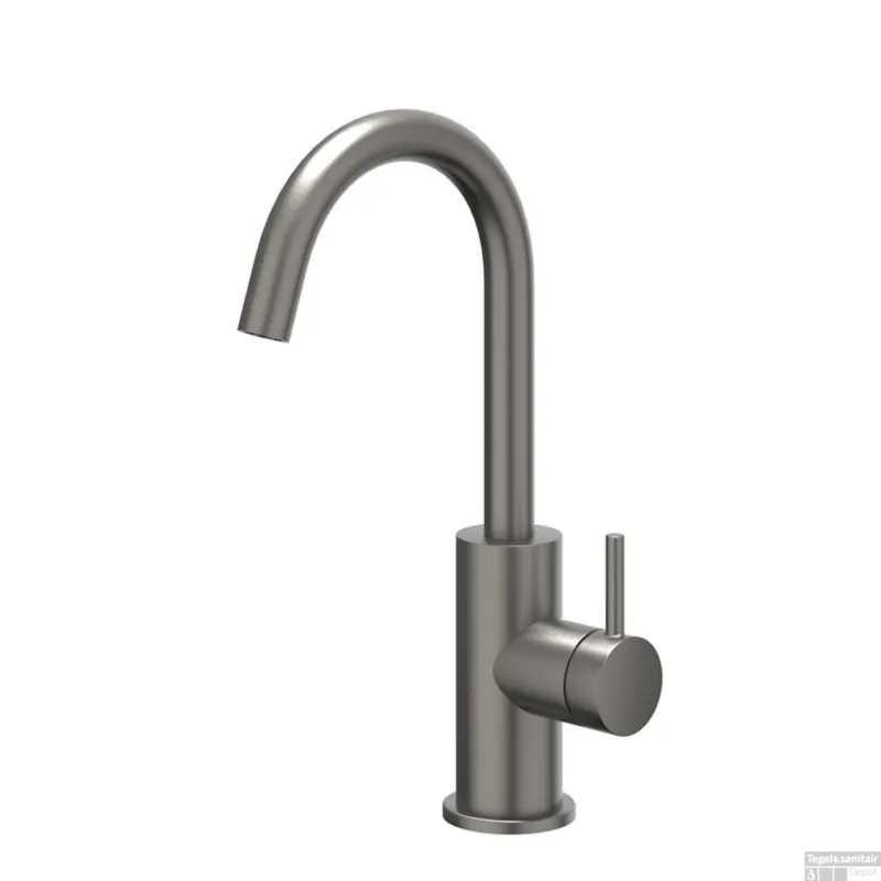 Wastafelkraan IVY Bond Draaibare Uitloop Coldstart Geborsteld Metal Black PVD Koop Online