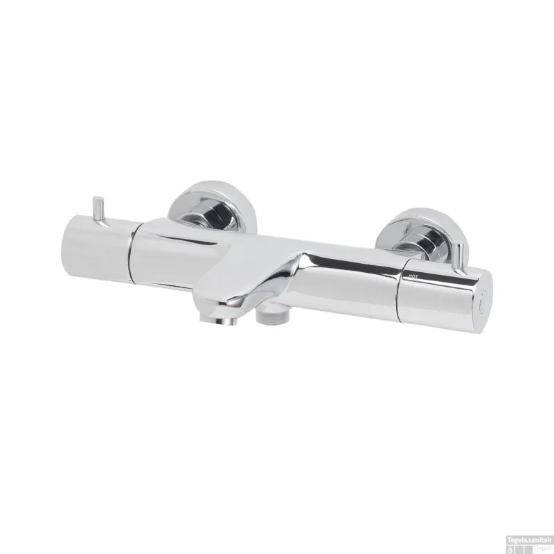 Badkraan Thermostaat BWS Cemal Round 15 cm HOH Chroom Actieprijs