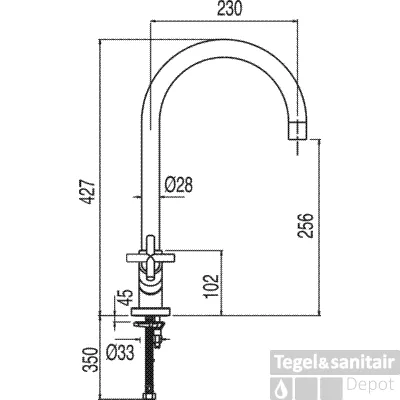 Veilige Betaling Tres keukenkraan Bimax Tres 163333