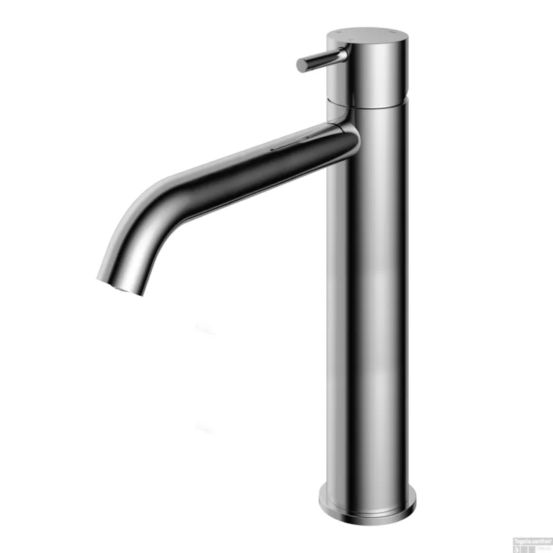 Wastafelmengkraan Hotbath Cobber 1-hendel Gebogen 28.6 cm Chroom Gereduceerde Prijs