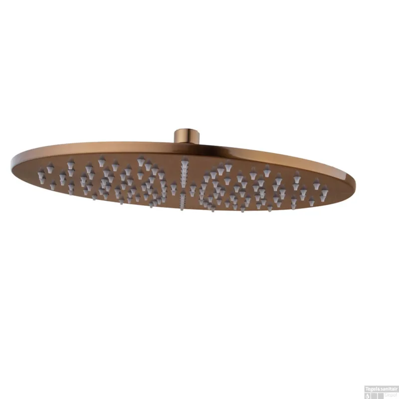 Merkproduct Hoofddouche BWS Danielle Rond 30 x 0,8 cm Geborsteld Brons Koper