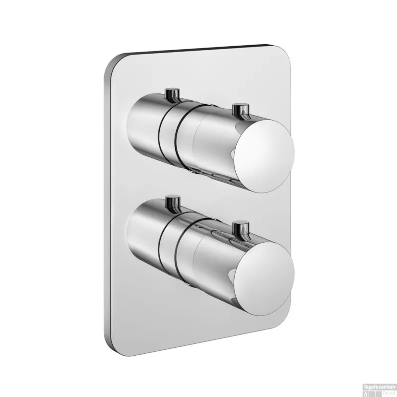 Douchethermostaat Hotbath Gal Inbouw 2-weg Omstel Chroom (excl. inbouwdeel) Exclusieve Aanbieding