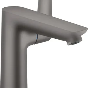 Betaalbaar Hansgrohe Talis E ééngreeps wastafelmengkraan 150 met PopUp trekwaste, Brushed Black Chrome