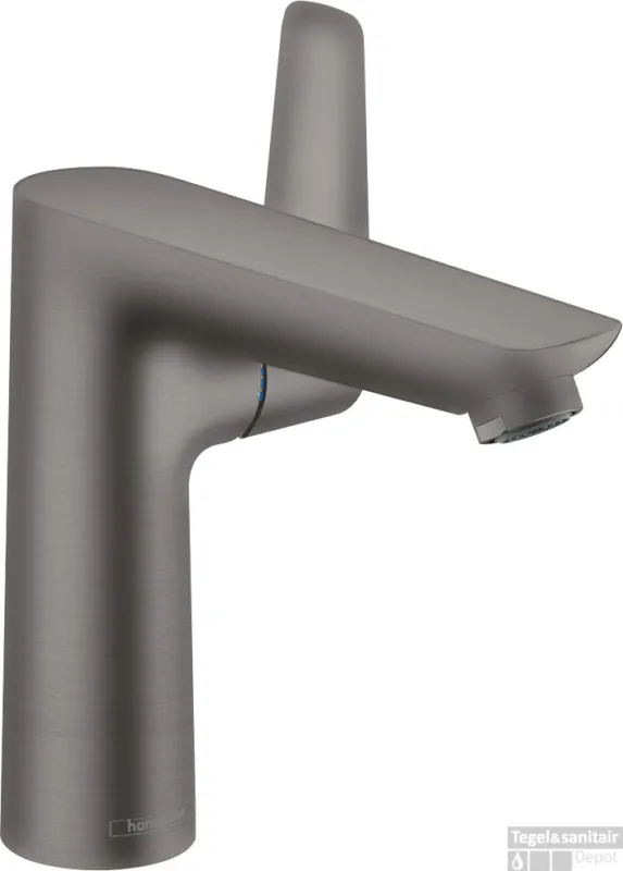 Betaalbaar Hansgrohe Talis E ééngreeps wastafelmengkraan 150 met PopUp trekwaste, Brushed Black Chrome