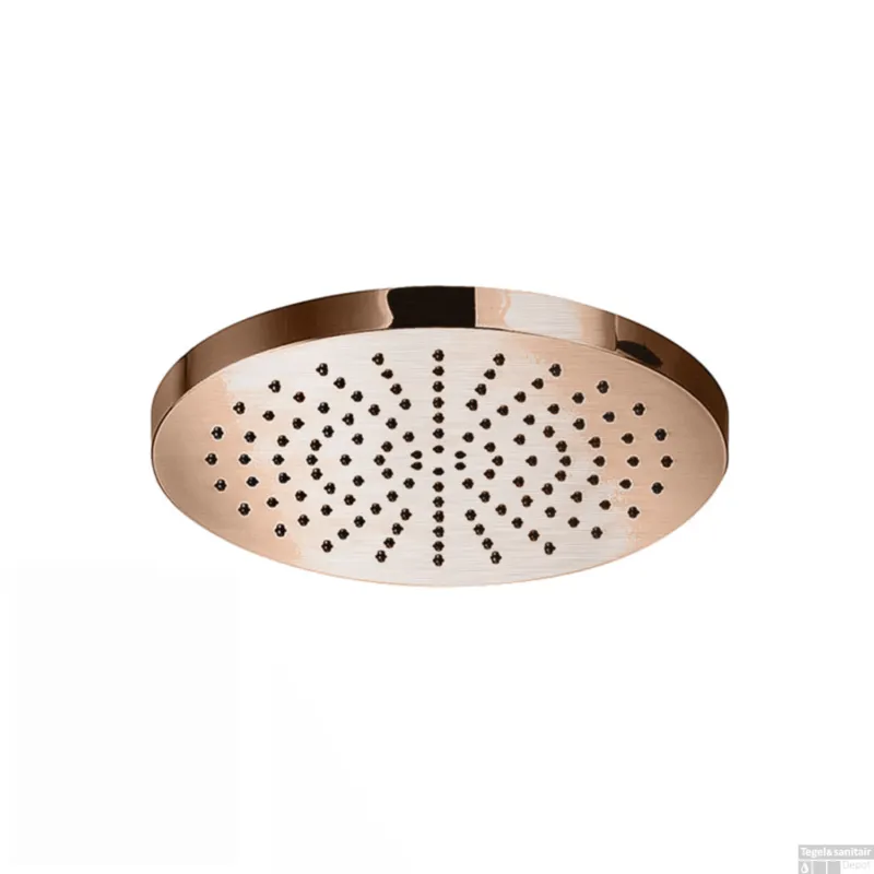 Hoofddouche Hotbath Mate Opbouw 20 cm Geborsteld Koper Living Colours Gecertificeerd