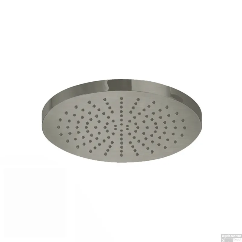 Hoofddouche Hotbath Mate Opbouw 20 cm Geborsteld Nikkel Beperkte Voorraad