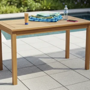 Teak tuintafel | 120x60x75 | Bistro teaktafel Direct Verzonden