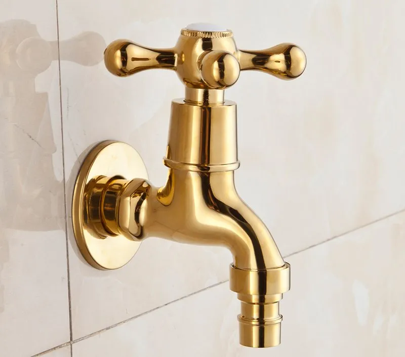 Gouden Tapkraan Santuzza | Muuraansluiting 1/2” | 11 lang Op = Op