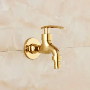 Gouden Tapkraan Sonia | Muuraansluiting 1/2” | 11 lang Snelle Levering