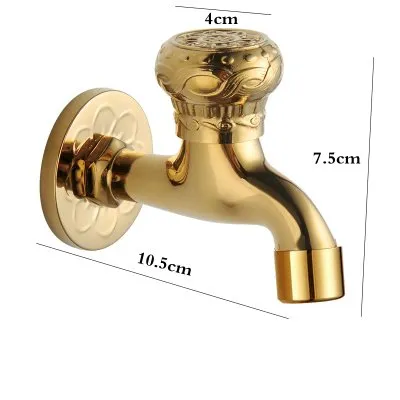 Hete Deal Rose Gouden Tapkraan Gabrielle | Muuraansluiting 1/2” | 10.5 lang
