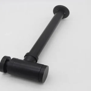Lage Kosten Zwarte design sifon - 1 1/4 inch