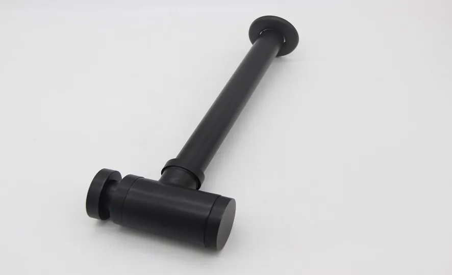 Lage Kosten Zwarte design sifon - 1 1/4 inch
