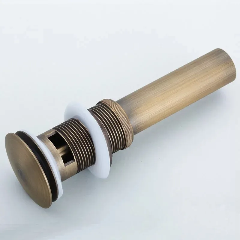 Messing Afvoerplug met overloop - 1 1/4 Inch Beperkt Aanbod
