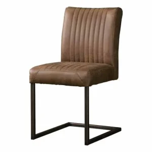 Fabrieksprijs Ferro sidechair | 61x47x88 | Lichtbruin