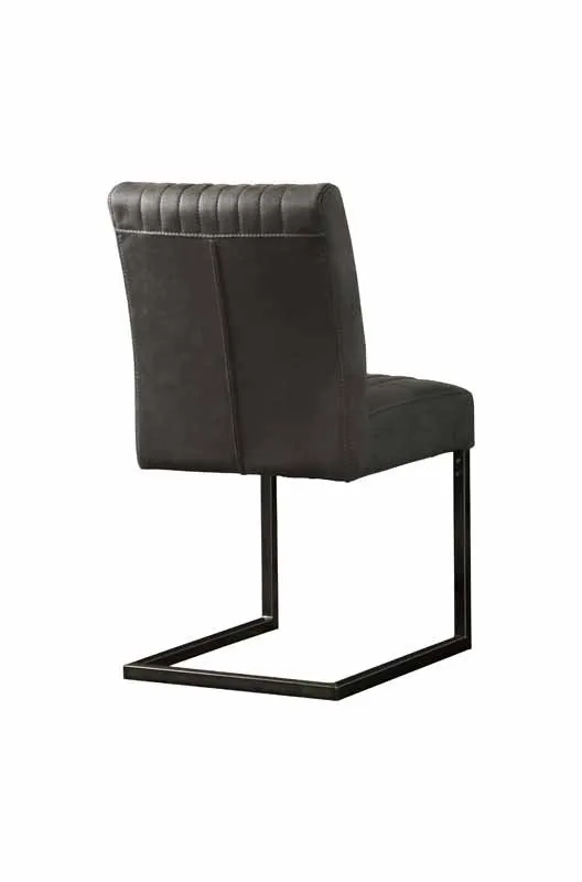 Ferro bijzetstoel | 61x47x88 | Antraciet Must-Have