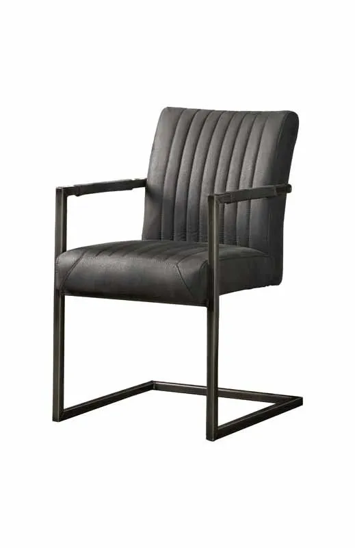 Op = Op Fauteuil Ferro | 61x52x88 | Antraciet
