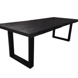 Ultimo Live-edge eettafel 240x100 - blad 5 - Zwart Express Levering