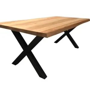 Xara Live-edge eettafel 200x100 - top 5 - Naturel Seizoensaanbieding