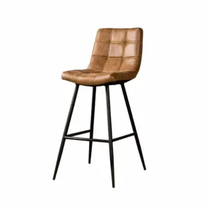 Actieprijs Navarra barkruk | 55x41x105 | Cognac