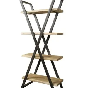 Acacia Boekenkast Xabia | 200x90x40 | Top 4 Weekendaanbieding