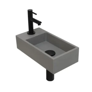 Versus Waskom | Kraanplateau Links | Quartz Beton | 0 Kraangaten Betaalbaar