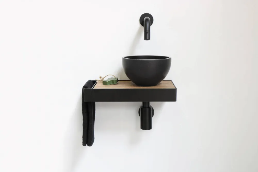 Op = Op Jazz XS Waskom | Quartz | Zwart | 20x11
