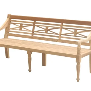 Koop Vandaag Teak Stationsbank | 180 breed | Gerecycled Teak