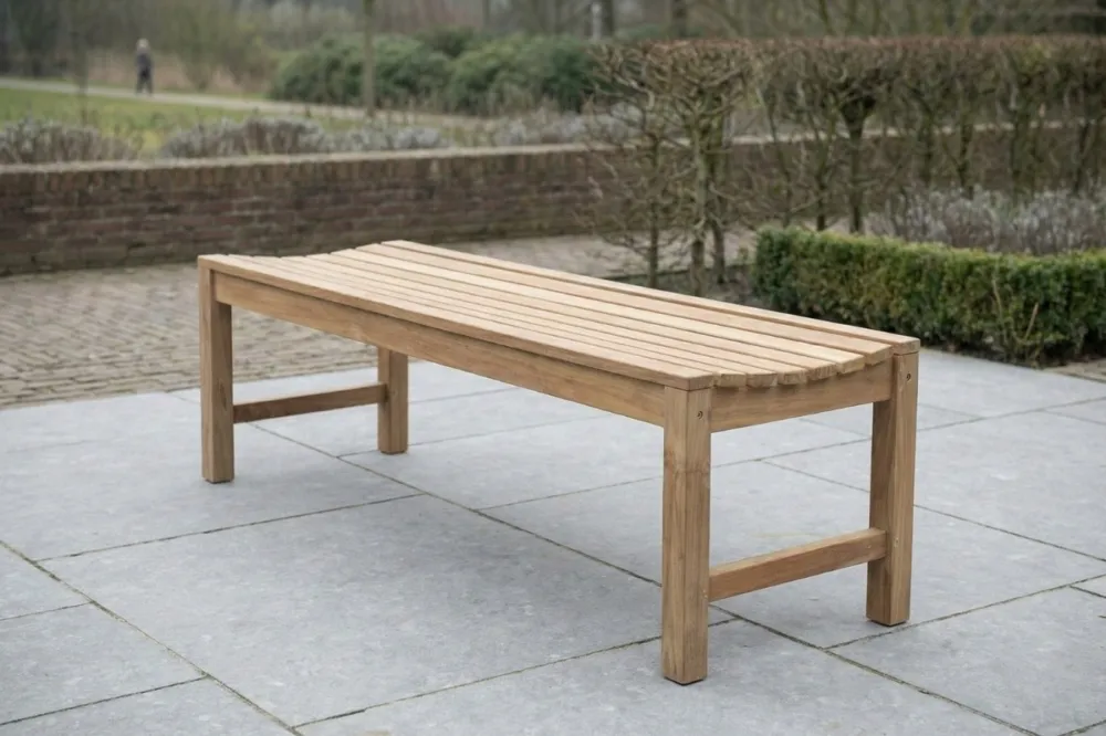 Slater | Teak Tennisbank - 220x46x45 Betaalbaar