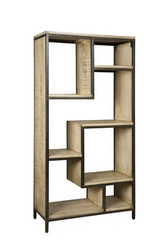 W/N & Iron Boekenkast | 90x40x180 Superprijs