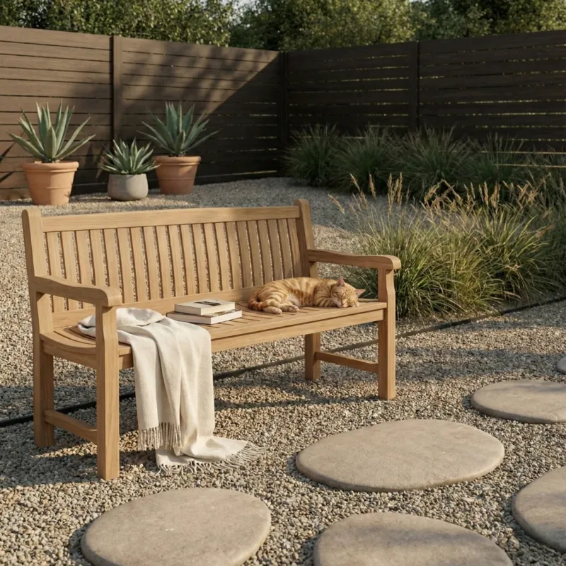 Voordeelprijs Balmoral Teak Tuinbank | 180 breed | 4 Persoons Houten Tuinbank