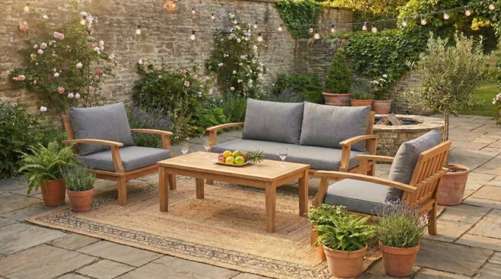 Koop Online Teak Loungeset Jakarta