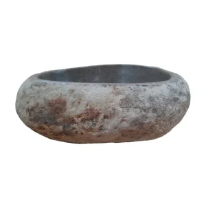 Superprijs Natuurstenen waskom | Riviersteen 33 x 29 x 14 cm