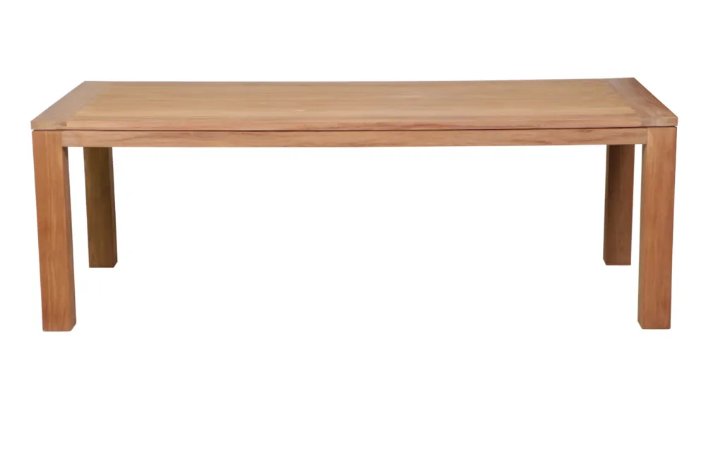 Nelson Teak Tuintafel 250x100 cm - Massief Teakhout Populair