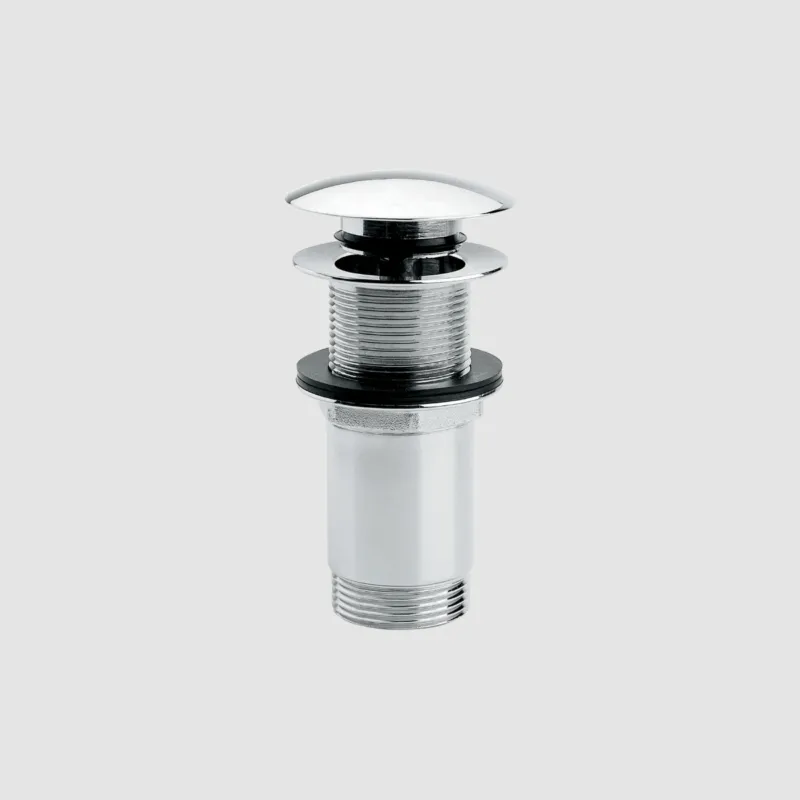 Koop Online Clou - Inbe Stop/go Wastafel Afvoerplug, Zonder Overloop, Rond, Chroom