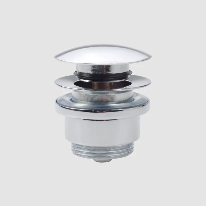 Koopje Clou - Inbe Stop/go Wastafel Afvoerplug, Zonder Overloop, Rond, Chroom