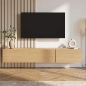 Premium TV Meubel Marije | Hangend / Zwevend | Massief Eiken