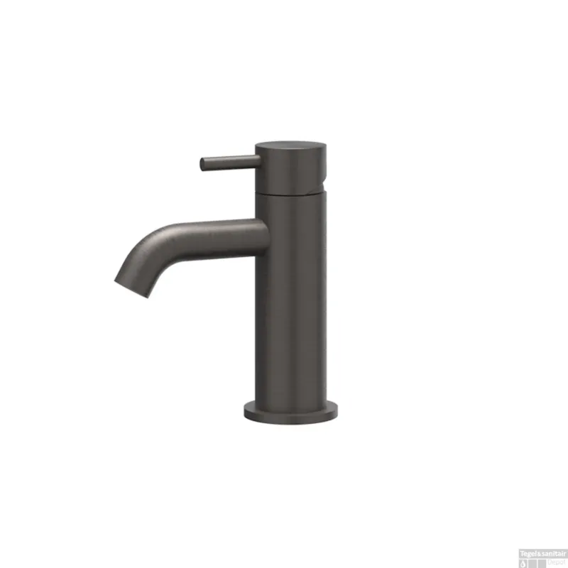 Beperkte Voorraad Wastafelkraan IVY Concord Model S Coldstart RVS316 Geborsteld Carbon Black PVD