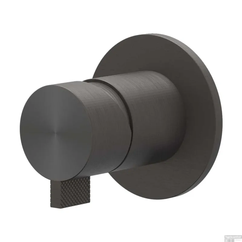 Exclusieve Aanbieding Inbouw Douchemengkraan IVY Tribe Eenhendel Inclusief Inbouwdeel RVS316 Geborsteld Carbon Black PVD
