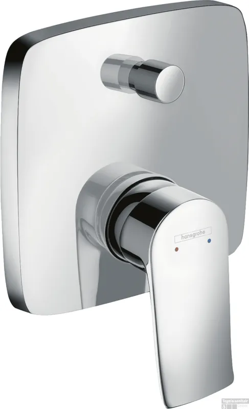 Hansgrohe Metris ééngreeps badmengkraan afbouwdeel met zekerheidscombinatie voor iBox Universal, chroom Hete Deal