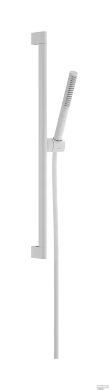 Op = Op Hansgrohe Pulsify S doucheset 100 1jet EcoSmart+ met glijstang 65 cm, mat wit