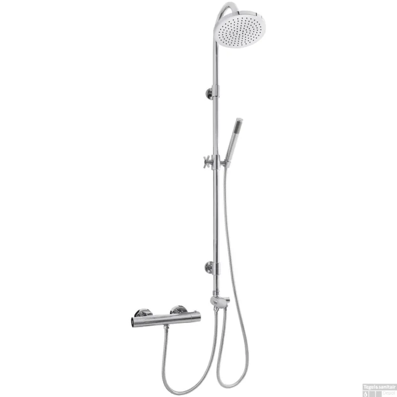 Thermostaatkraan Altara+Rio douchecomb. 15cm+20cm douchekop Koop Online
