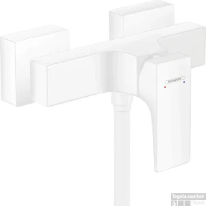 Hansgrohe Metropol ééngreeps douchemengkraan opbouw met rechte greep, mat wit Meest Verkocht