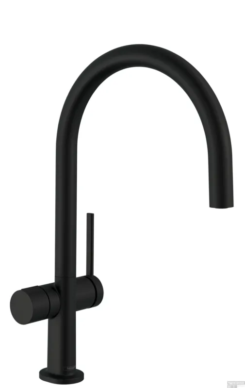 Seizoensaanbieding Hansgrohe Talis M54 ééngreeps keukenmengkraan 220 met stopkraan voor vaatwasser, mat zwart