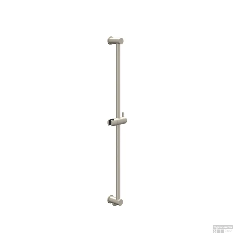 Voordeelprijs Glijstang IVY 80 cm Met Geintegreerde Wateruitlaat Geborsteld Nickel PVD