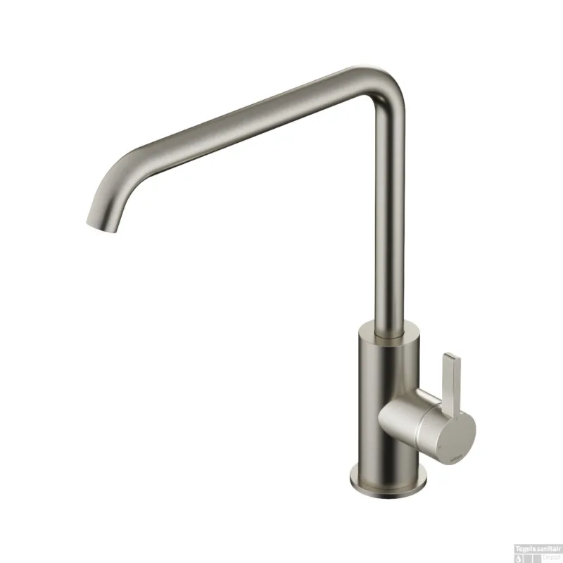 Uitverkoop Keukenmengkraan Hotbath Ace Met draaibare uitloop 29 cm Geborsteld Nikkel